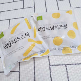 가치식탁 리얼치즈스틱, 리얼크림치즈볼 — 5점을 준 리뷰어가 2020년 8월 올린 사용 사진