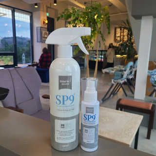 SP9 스프레이형 프리미엄 살균소독제 500ml+100ml — 4점을 준 리뷰어가 2020년 11월 올린 사용 사진