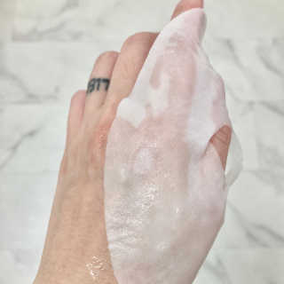 바이오믹 BIOMEEK SENSIMETIC SOOTHING MASK.S — 4.5점을 준 리뷰어가 2020년 7월 올린 사용 사진