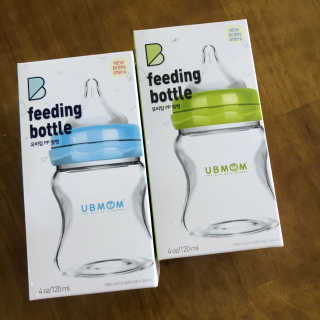 유비맘 신생아젖병 120ml 트리플팩_ 젖꼭지 포함 — 5점을 준 리뷰어가 2020년 6월 올린 사용 사진