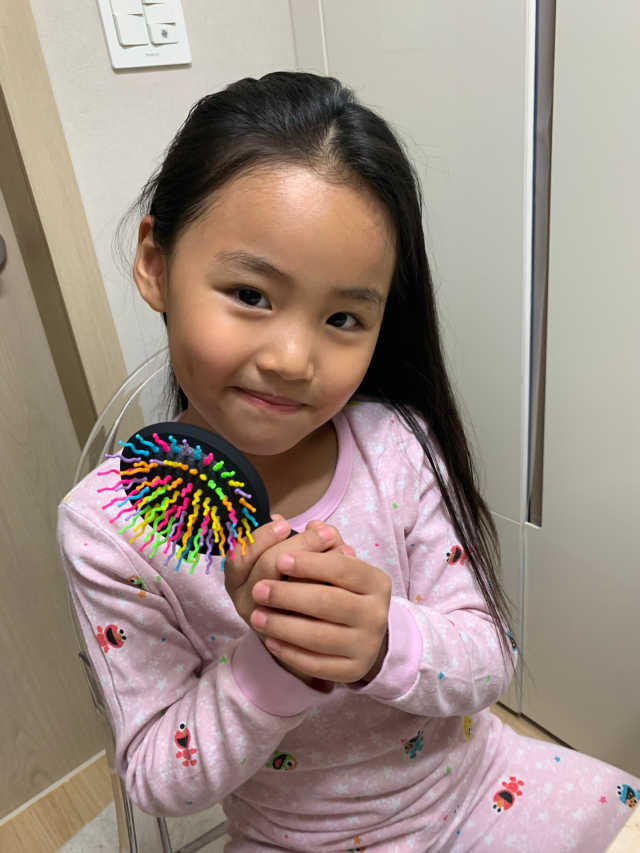 아이캔디 레인보우 볼륨S  브러쉬 미니 블랙 리뷰 사진