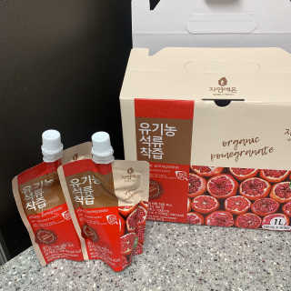 자연에온 유기농 석류 착즙 100mL 10개입 2BOX — 5점을 준 리뷰어가 2020년 12월 올린 사용 사진