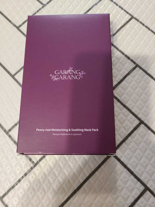 피오니 룻 모이스처라이징 앤 수딩 마스크팩 리뷰 사진
