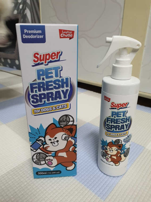 래핑찰리 슈퍼 펫프레쉬스프레이 300ml 리뷰 사진