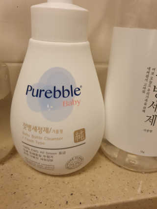 Purebble [퓨어블] 베이비 젖병세정제 500ml — 5점을 준 리뷰어가 2020년 8월 올린 사용 사진