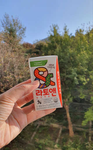 [풀무원녹즙] 어린이 과채음료, 라토앤 트로피칼 1box — 4점을 준 리뷰어가 2020년 10월 올린 사용 사진