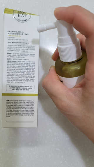 달리프 클로렐라 베러 루트 헤어토닉 100ml — 5점을 준 리뷰어가 2020년 10월 올린 사용 사진