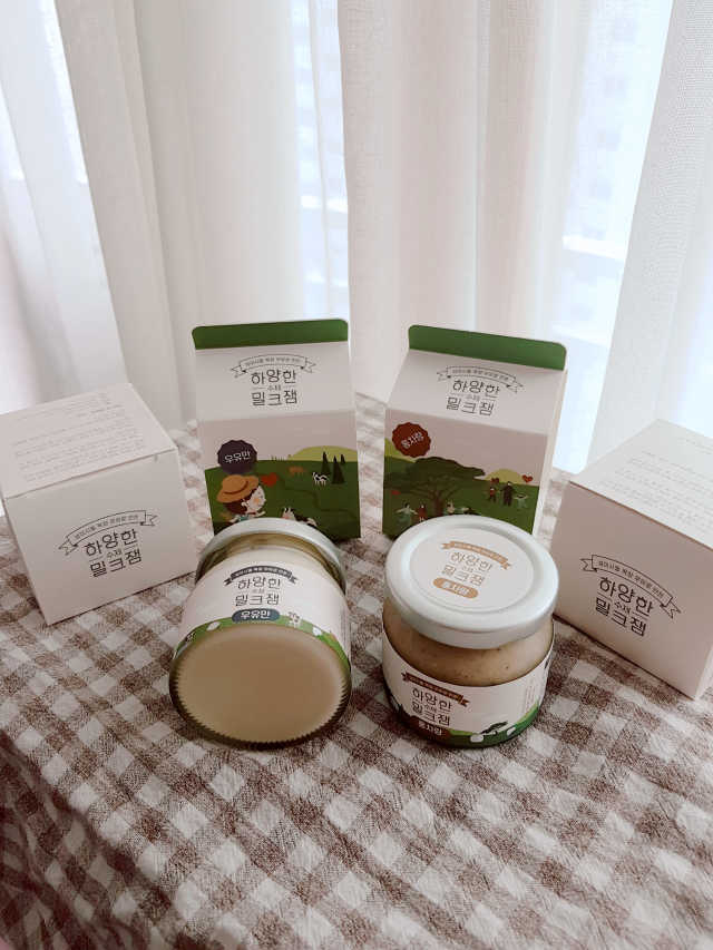 제주 성이시돌목장 하양한 수제밀크잼 베스트 2종 리뷰 사진