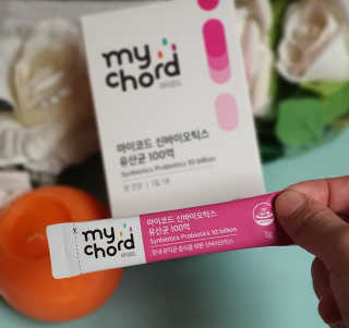 JW중외제약 마이코드 신바이오틱스 유산균 100억 — 4점을 준 리뷰어가 2020년 8월 올린 사용 사진