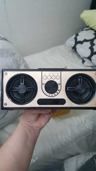 SEVIZ RETRO20W 레트로 블루투스 스피커 — 5점을 준 리뷰어가 2020년 9월 올린 사용 사진