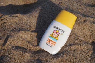 아토팜 야외놀이 선밀크 SPF50+ PA+++ — 4.5점을 준 리뷰어가 2020년 5월 올린 사용 사진
