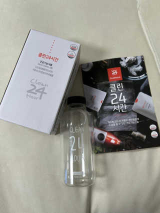 클린24시간 1BOX(5포) + 전용보틀(500ml) — 5점을 준 리뷰어가 2023년 5월 올린 사용 사진