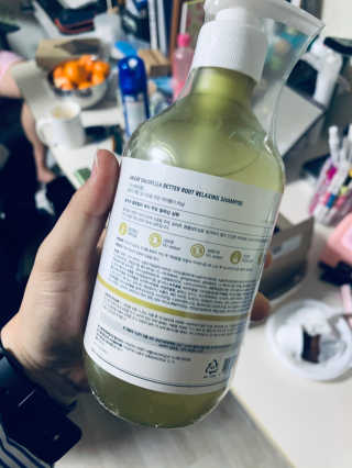 달리프 클로렐라 베러 루트 릴렉싱 샴푸 500ml — 4.5점을 준 리뷰어가 2020년 11월 올린 사용 사진