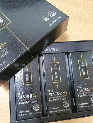 로그네이처 로그 인 홍삼 25+ — 5점을 준 리뷰어가 2020년 6월 올린 사용 사진
