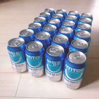 일화 아임톡 탄산수 355mlX24캔 + 보냉팩 증정이벤트 — 5점을 준 리뷰어가 2020년 5월 올린 사용 사진
