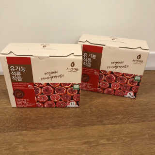 자연에온 유기농 석류 착즙 100mL 10개입 2BOX — 5점을 준 리뷰어가 2020년 12월 올린 사용 사진