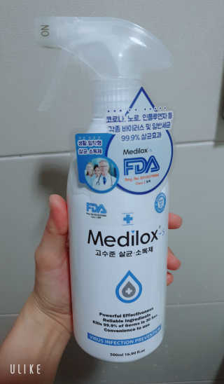 Medilox 메디록스 살균소독제_3종 500ml [택 1] — 5점을 준 리뷰어가 2020년 8월 올린 사용 사진