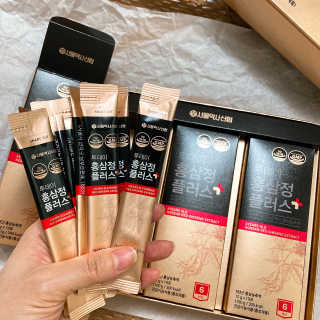 서울약사신협_투데이홍삼정플러스스틱_10g x 30포 — 5점을 준 리뷰어가 2020년 11월 올린 사용 사진