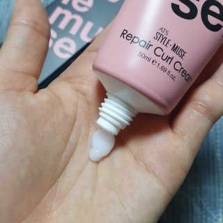 ATS스타일 뮤즈 ATS 스타일 뮤즈 리페어 컬 크림 50ml X 2EA — 4점을 준 리뷰어가 2020년 11월 올린 사용 사진