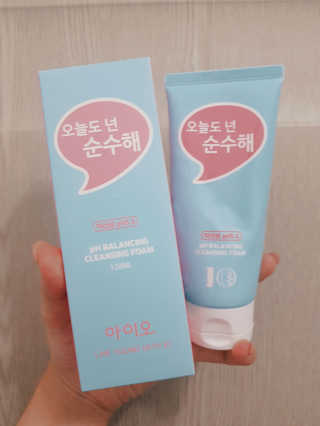 IO 아이오 오늘도 넌 순수해 - 약산성 클렌징폼 — 5점을 준 리뷰어가 2020년 12월 올린 사용 사진