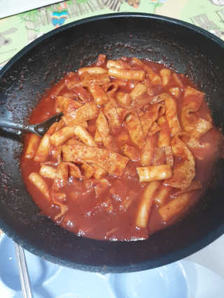 화곡미담 옛날 떡볶이 — 4점을 준 리뷰어가 2020년 5월 올린 사용 사진