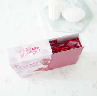 헬스업_쁘띠쁘띠석류콜라겐젤리_20g x 14포 — 5점을 준 리뷰어가 2020년 8월 올린 사용 사진