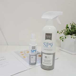 SP9 스프레이형 프리미엄 살균소독제 500ml+100ml — 5점을 준 리뷰어가 2020년 12월 올린 사용 사진
