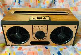 SEVIZ RETRO20W 레트로 블루투스 스피커 — 5점을 준 리뷰어가 2020년 7월 올린 사용 사진