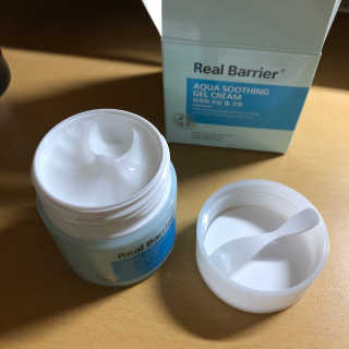 리얼베리어 아쿠아 수딩 젤 크림 — 4점을 준 리뷰어가 2020년 5월 올린 사용 사진