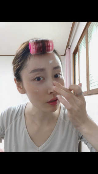 델라본 마린 콜라겐 수분크림 — 5점을 준 리뷰어가 2020년 4월 올린 사용 사진