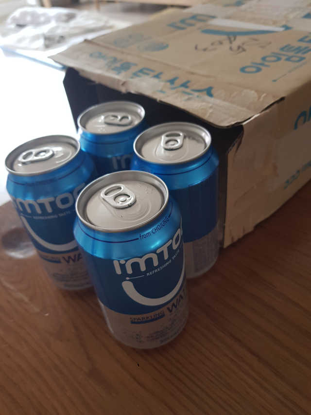 아임톡 탄산수 355ml X 24캔 리뷰 사진