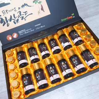 서울약사신협_프리미엄황삼골드_3.75g x 12환+75mgx12병 — 5점을 준 리뷰어가 2020년 9월 올린 사용 사진