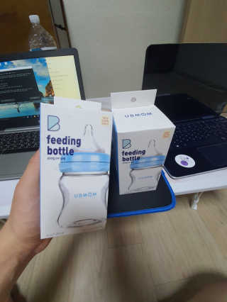 유비맘 신생아젖병 120ml 트리플팩_ 젖꼭지 포함 — 5점을 준 리뷰어가 2020년 4월 올린 사용 사진