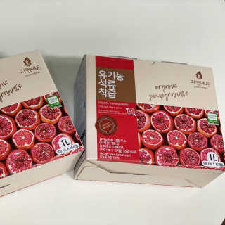 자연에온 유기농 석류 착즙 100mL 10개입 2BOX — 5점을 준 리뷰어가 2020년 12월 올린 사용 사진