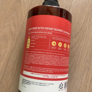 달리프 진저 베러퍼퓸 트리트먼트 1000ml 향 5종 — 4점을 준 리뷰어가 2020년 6월 올린 사용 사진