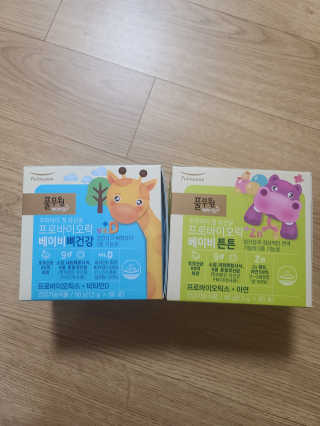 [풀무원베이비밀] 프로바이오락 베이비 유산균 SET — 5점을 준 리뷰어가 2020년 11월 올린 사용 사진