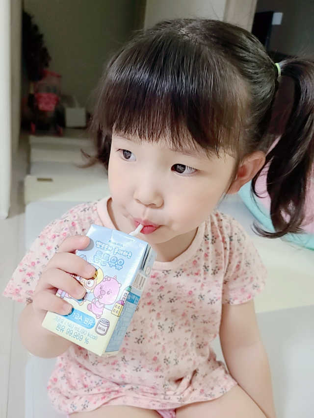 뽀로로가 좋아하는 우유 리뷰 사진