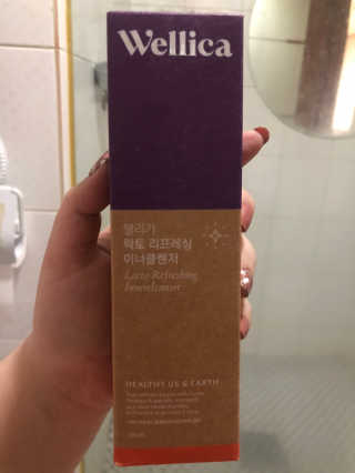 웰리카_V CARE 웰리카 락토 리프레싱 이너클렌저 — 5점을 준 리뷰어가 2020년 12월 올린 사용 사진