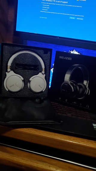 SEVIZ Bluetooth Headphones 10 3color — 5점을 준 리뷰어가 2020년 7월 올린 사용 사진