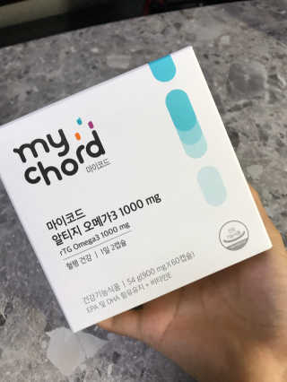 JW중외제약 마이코드 알티지 오메가3 1000 mg — 5점을 준 리뷰어가 2020년 8월 올린 사용 사진