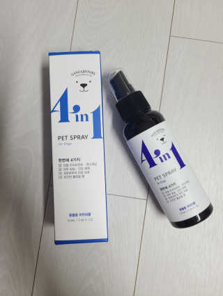 강아지스토리 포인원 모이스처 미스트 100ml — 4점을 준 리뷰어가 2020년 6월 올린 사용 사진
