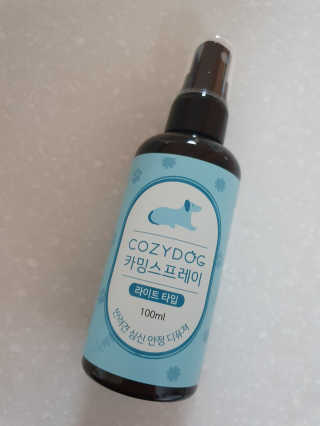 코지독 카밍스프레이 100ml — 4점을 준 리뷰어가 2020년 5월 올린 사용 사진