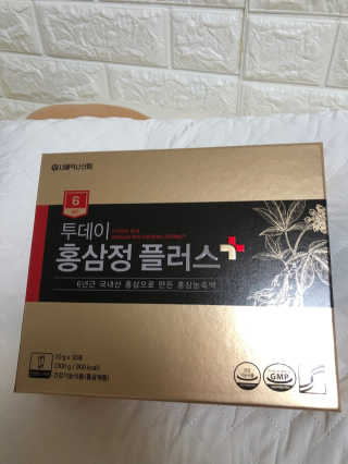 서울약사신협_투데이홍삼정플러스스틱_10g x 30포 — 5점을 준 리뷰어가 2020년 11월 올린 사용 사진