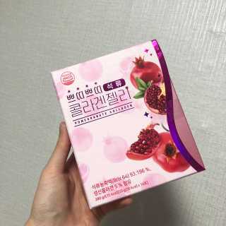 헬스업_쁘띠쁘띠석류콜라겐젤리_20g x 14포 — 5점을 준 리뷰어가 2020년 10월 올린 사용 사진