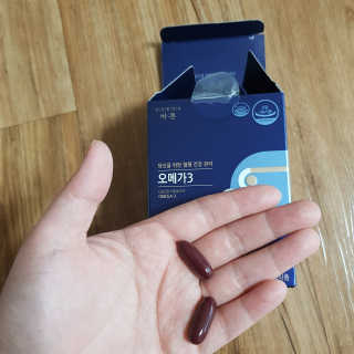 건강한약속 바른 바른 오메가3 — 5점을 준 리뷰어가 2020년 5월 올린 사용 사진