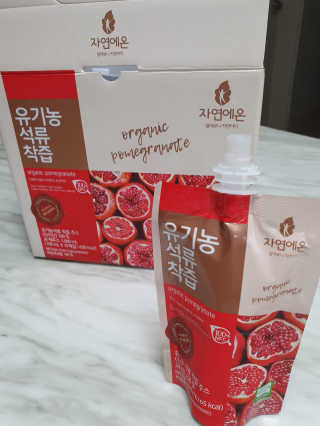 자연에온 유기농 석류 착즙 100mL 10개입 2BOX — 5점을 준 리뷰어가 2020년 12월 올린 사용 사진
