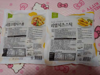 가치식탁 리얼치즈스틱, 리얼크림치즈볼 — 5점을 준 리뷰어가 2020년 11월 올린 사용 사진