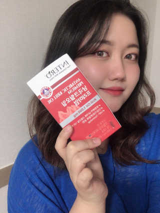 인테로 크릴오일 프리미엄 — 4.5점을 준 리뷰어가 2020년 6월 올린 사용 사진