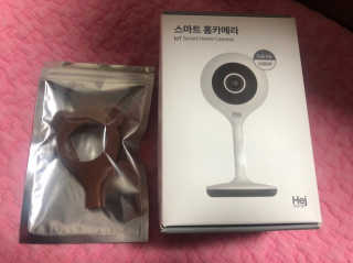 헤이홈 스마트 홈카메라 + 헤이베어 캐릭터커버 — 5점을 준 리뷰어가 2020년 5월 올린 사용 사진