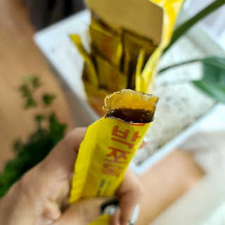 조은약초 국산 늙은 호박즙 호박쪼옥 젤리 20g x 15포 — 5점을 준 리뷰어가 2020년 7월 올린 사용 사진